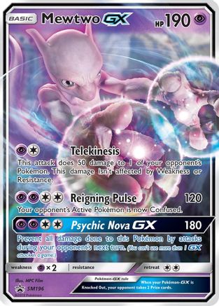 Mewtwo GX SM196 [SM Promos]  - Holofoil