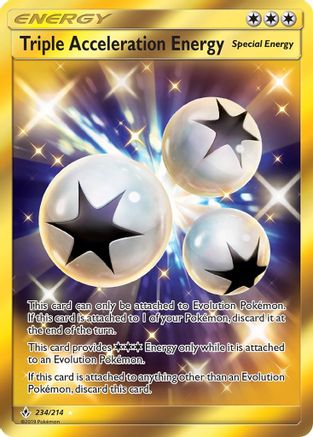 Triple Acceleration Energy (Secret) 234/214 [SM  Unbroken Bonds]  - Holofoil