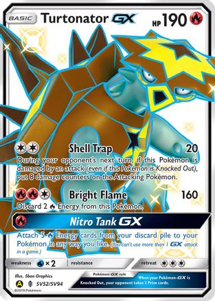 Turtonator GX SV52/SV94 [Hidden Fates Shiny Vault]  - Holofoil