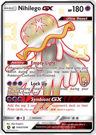 Nihilego GX SV62/SV94 [Hidden Fates Shiny Vault]  - Holofoil