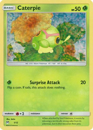 Caterpie 001/12 [McDonalds Promos 2019]  - Holofoil