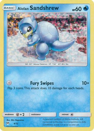 Alolan Sandshrew 004/12 [McDonalds Promos 2019]  - Holofoil