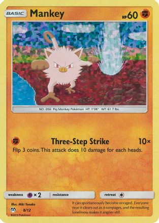 Mankey 008/12 [McDonalds Promos 2019]  - Holofoil
