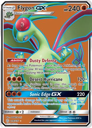 Flygon GX (Full Art) 218/236 [SM  Cosmic Eclipse]  - Holofoil