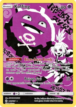 Koffing (Secret) 243/236 [SM  Cosmic Eclipse]  - Holofoil