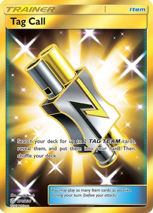 Tag Call (Secret) 270 [SM  Cosmic Eclipse]  - Holofoil