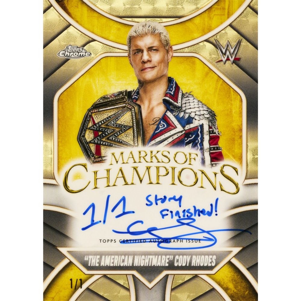 2025 Topps Chrome WWE Hobby Box