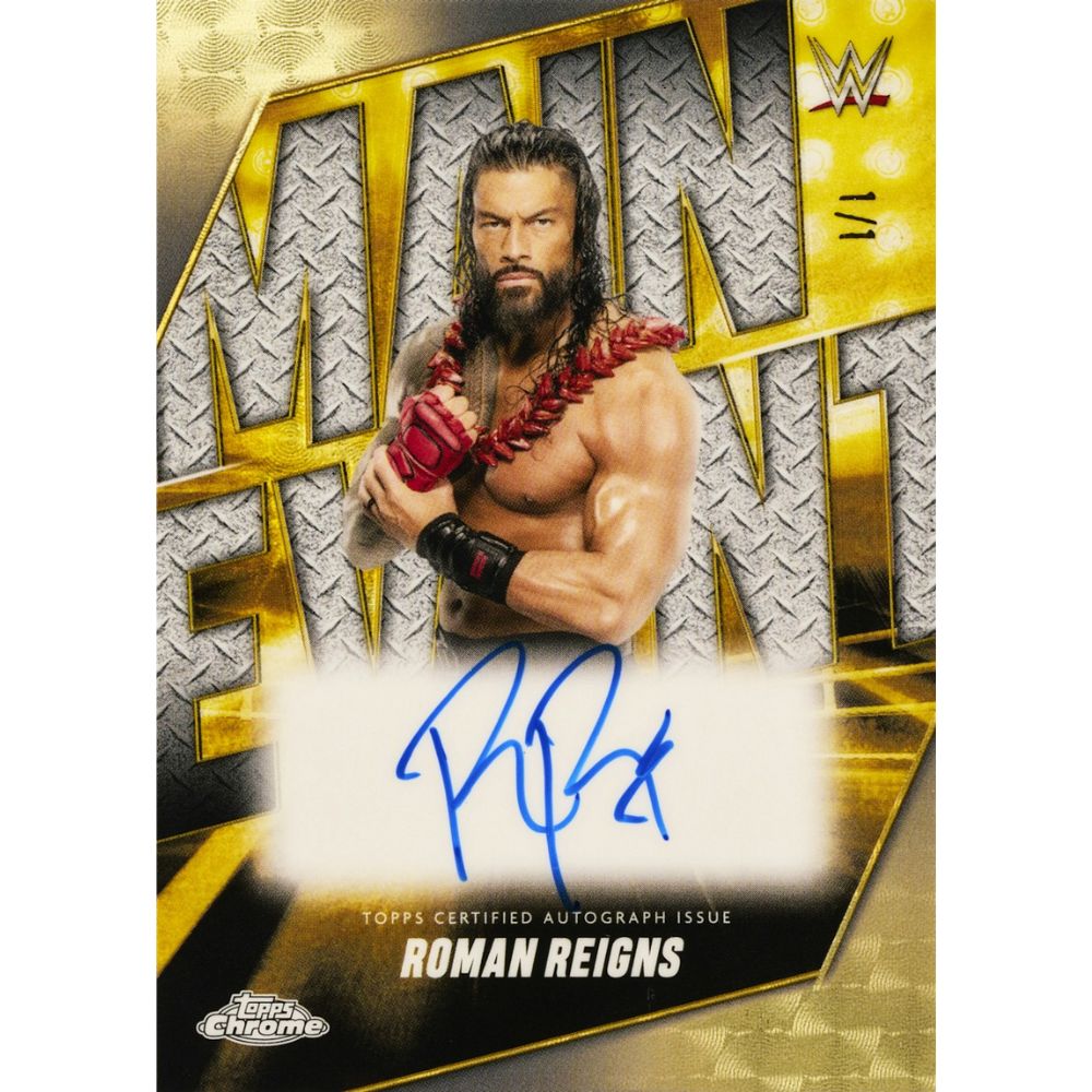 2025 Topps Chrome WWE Mega Box