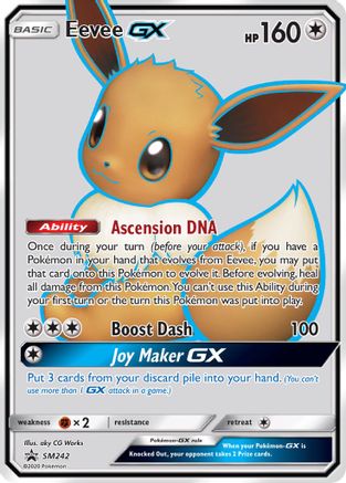 Eevee GX SM242 [SM Promos]  - Holofoil