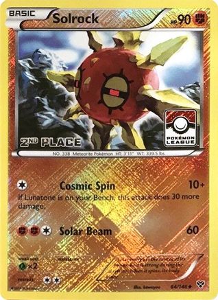 Solrock 064/146 [League & Championship Cards]  - Reverse Holofoil
