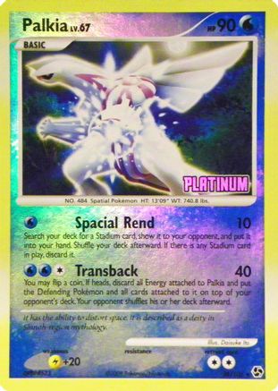 Palkia 026/106 [Burger King Promos]  - Reverse Holofoil