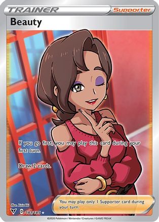 Beauty (Full Art) 181/185 [SWSH04 Vivid Voltage]  - Holofoil