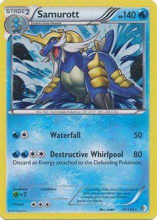Samurott 041/149 [Blister Exclusives]  - Holofoil