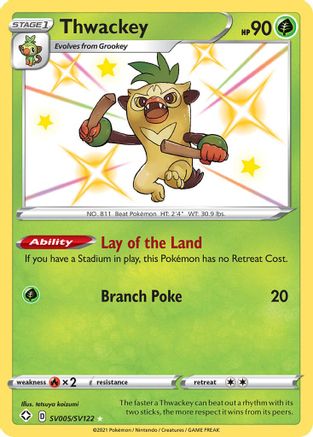 Thwackey SV005/SV122 [Shining Fates Shiny Vault]  - Holofoil