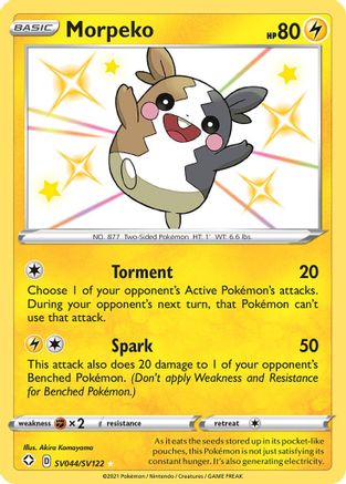 Morpeko SV044/SV122 [Shining Fates Shiny Vault]  - Holofoil