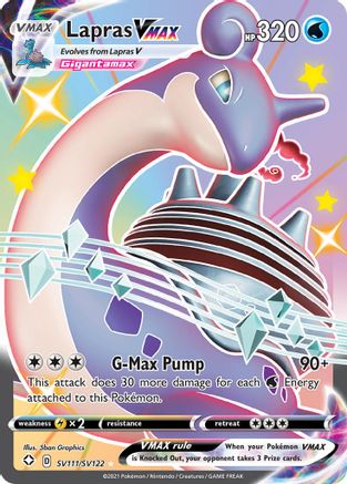 Lapras VMAX SV111/SV122 [Shining Fates Shiny Vault]  - Holofoil