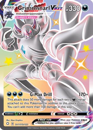 Grimmsnarl VMAX SV117/SV122 [Shining Fates Shiny Vault]  - Holofoil