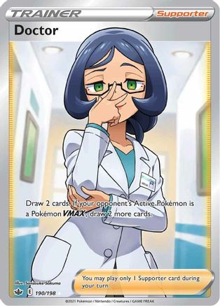 Doctor (Full Art) 190/198 [SWSH06 Chilling Reign]  - Holofoil