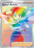 Zinnia's Resolve (Secret) 225/203 [SWSH07 Evolving Skies]  - Holofoil