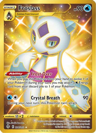 Froslass (Secret) 226/203 [SWSH07 Evolving Skies]  - Holofoil