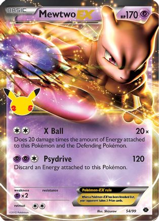 Mewtwo EX 054/99 [Celebrations Classic Collection]  - Holofoil