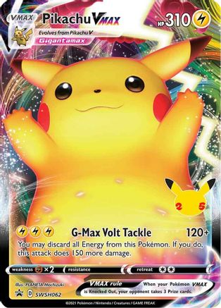 Pikachu VMAX SWSH062 [SWSH Sword & Shield Promo Cards]  - Holofoil