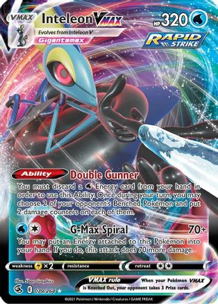 Inteleon VMAX 079/264 [SWSH08 Fusion Strike]  - Holofoil
