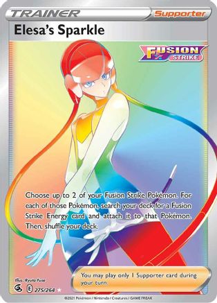Elesa's Sparkle (Secret) 275/264 [SWSH08 Fusion Strike]  - Holofoil