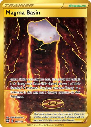 Magma Basin (Secret) 185/172 [SWSH09 Brilliant Stars]  - Holofoil