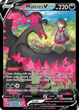Galarian Moltres V TG20/TG30 [SWSH10 Astral Radiance Trainer Gallery]  - Holofoil