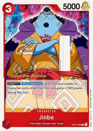 Jinbe (ST01-005)  [Super Pre-Release Starter Deck 1: Straw Hat Crew]