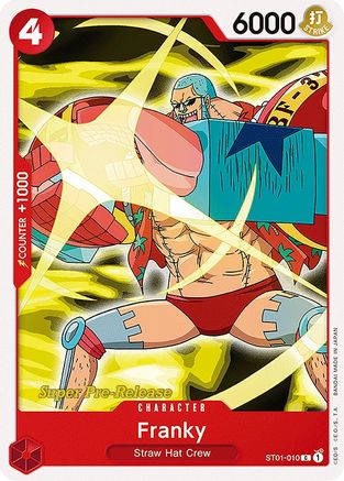 Franky (ST01-010)  [Super Pre-Release Starter Deck 1: Straw Hat Crew]