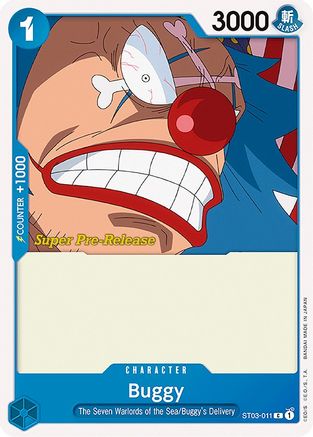 Buggy (ST03-011)  [Super Pre-Release Starter Deck 3: The Seven Warlords of the Sea]