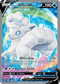 Alolan Vulpix V (Full Art) 173/195 [SWSH12 Silver Tempest]  - Holofoil