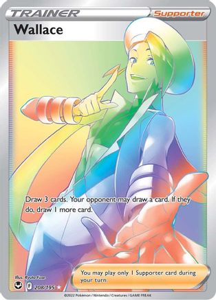 Wallace (Secret) 208/195 [SWSH12 Silver Tempest]  - Holofoil