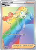 Worker (Secret) 209/195 [SWSH12 Silver Tempest]  - Holofoil