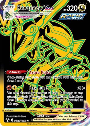 Rayquaza VMAX (Secret) TG29/TG30 [SWSH12 Silver Tempest Trainer Gallery]  - Holofoil
