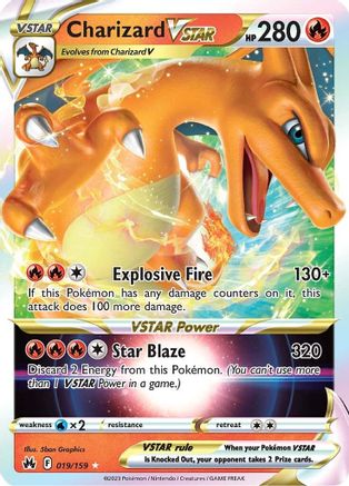 Charizard VSTAR 019/159 [Crown Zenith]  - Holofoil