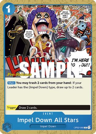 Impel Down All Stars (OP02-066)  [Paramount War Pre-Release Cards]