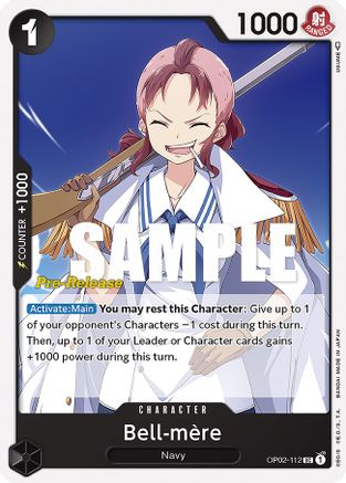 Bell-mere (OP02-112)  [Paramount War Pre-Release Cards]