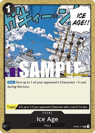 Ice Age (OP02-117)  [Paramount War Pre-Release Cards]