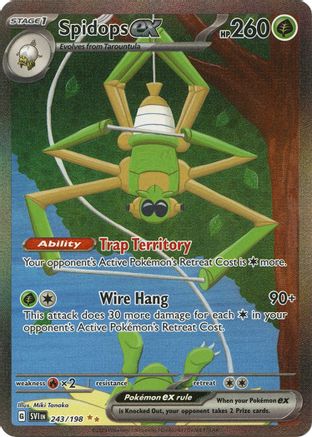 Spidops ex 243/198 [SV01 Scarlet & Violet Base Set]  - Holofoil