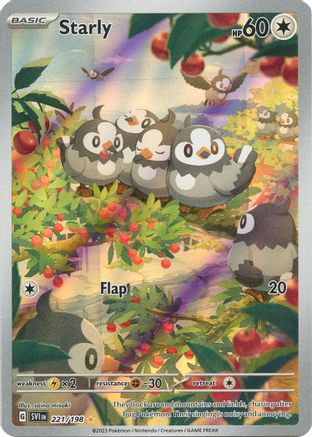 Starly 221/198 [SV01 Scarlet & Violet Base Set]  - Holofoil