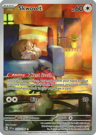 Skwovet 222/198 [SV01 Scarlet & Violet Base Set]  - Holofoil