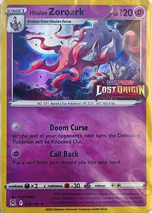 Hisuian Zoroark 076/196 [Miscellaneous Cards & Products]  - Holofoil