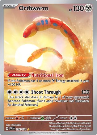 Orthworm 224/193 [SV02 Paldea Evolved]  - Holofoil