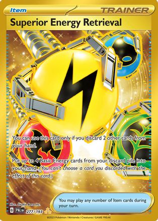 Superior Energy Retrieval 277/193 [SV02 Paldea Evolved]  - Holofoil