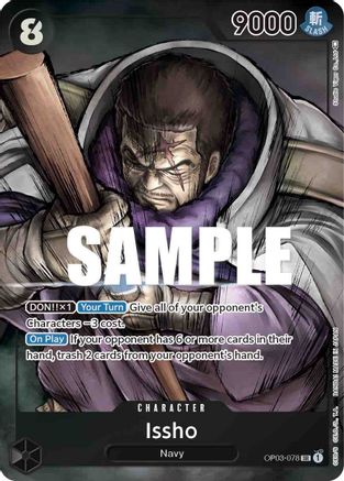 Issho (Alternate Art) (OP03-078)  [Pillars of Strength] Foil