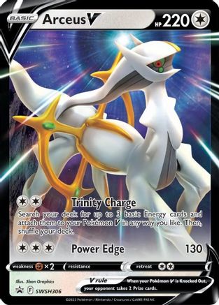Arceus V SWSH306 [SWSH Sword & Shield Promo Cards]  - Holofoil