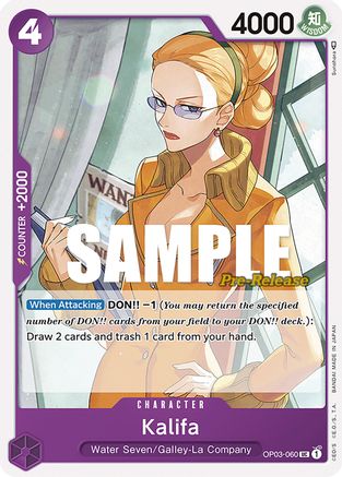 Kalifa (OP03-060)  [Pillars of Strength Pre-Release Cards]